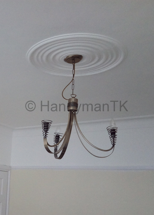 Existing light that needs to be changed by Handyman TK