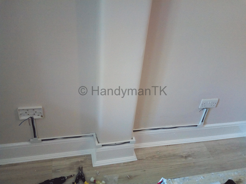 Extending a wall socket in living room by Handyman TK