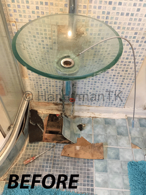 HandymanTK plumber needs to change this sink