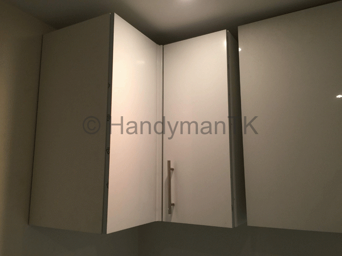 IN PROGRESS: First cupboard installed